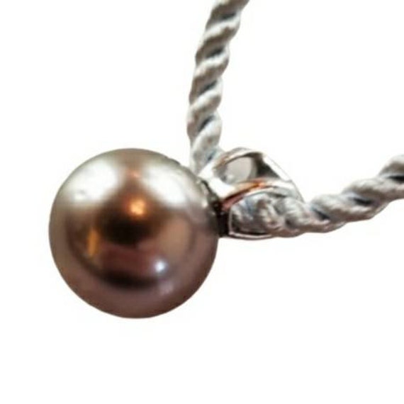 Tahitian pearl and diamond pendant - image 5