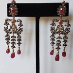 Ruby Chandelier Earrings