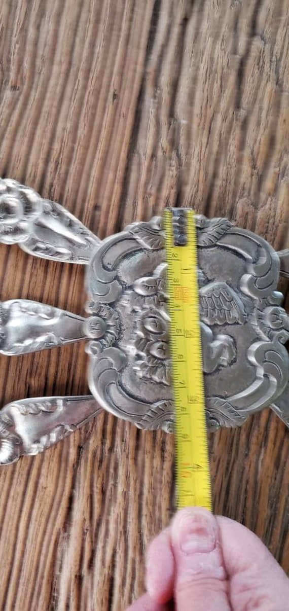 Antique Argentine Pampas Coin Silver Gaucho Belt/… - image 8