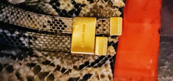 Michael Kors Genuine Python Tote Purse - image 3