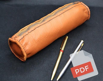Pencil Case PDF Pattern - Leatherwork Beginner