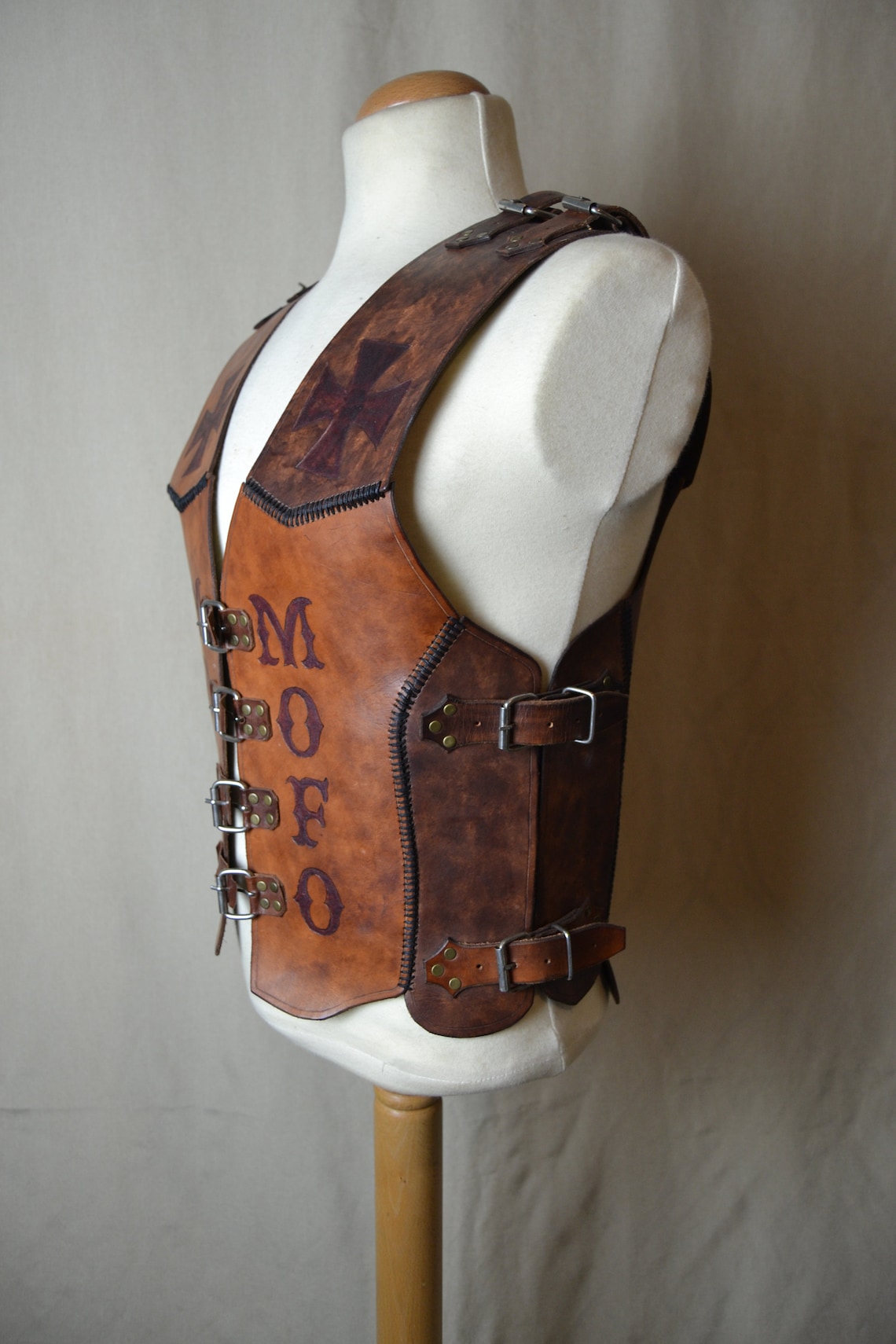 Biker Leather Vest Pattern PDF - Etsy
