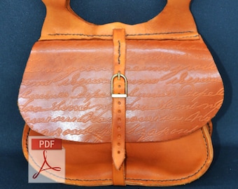 Medieval Bag Pattern, PDF Larp belt pouch