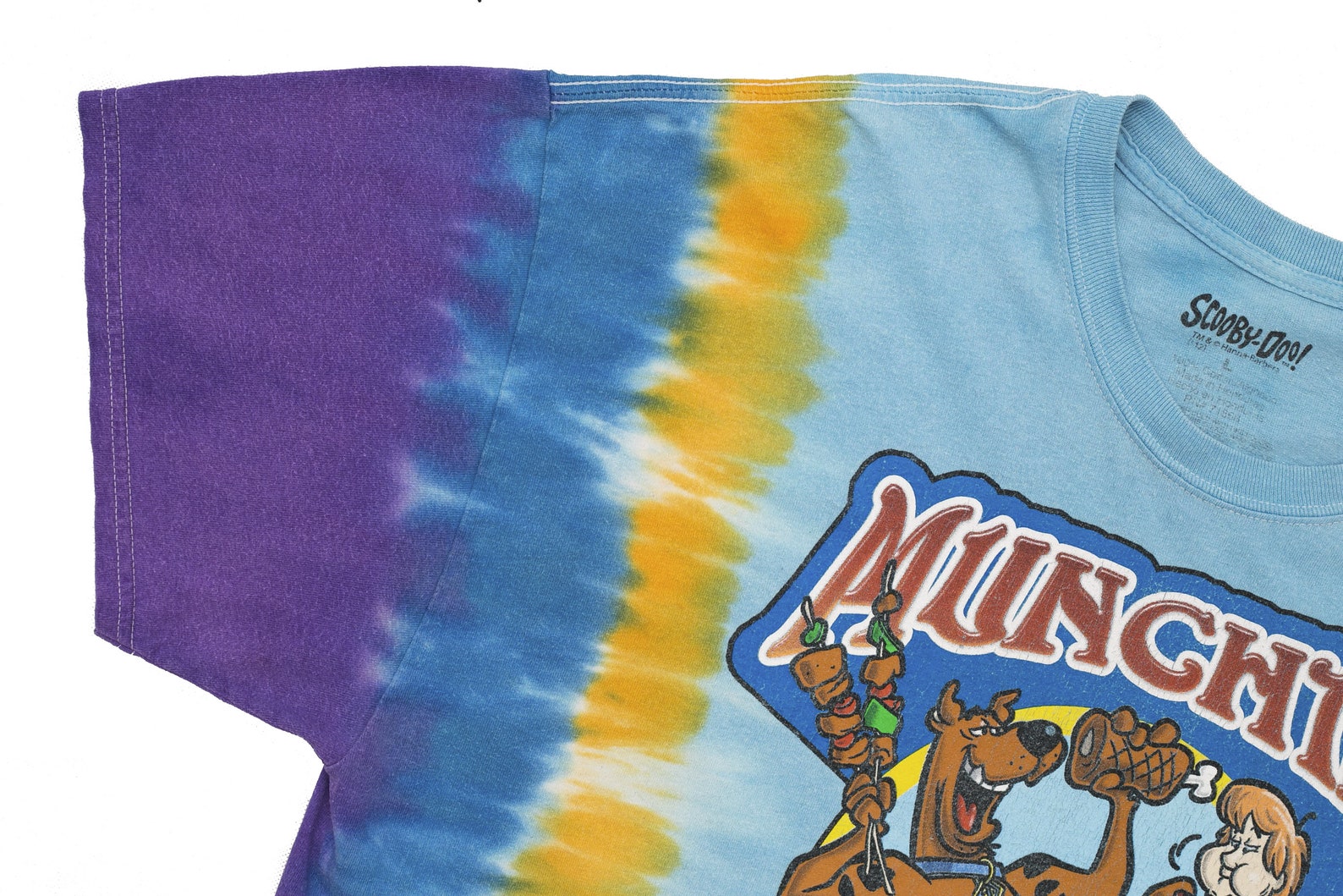 Scooby-Doo Munchies Tie Dye T-Shirt Men's L by Hanna | Etsy