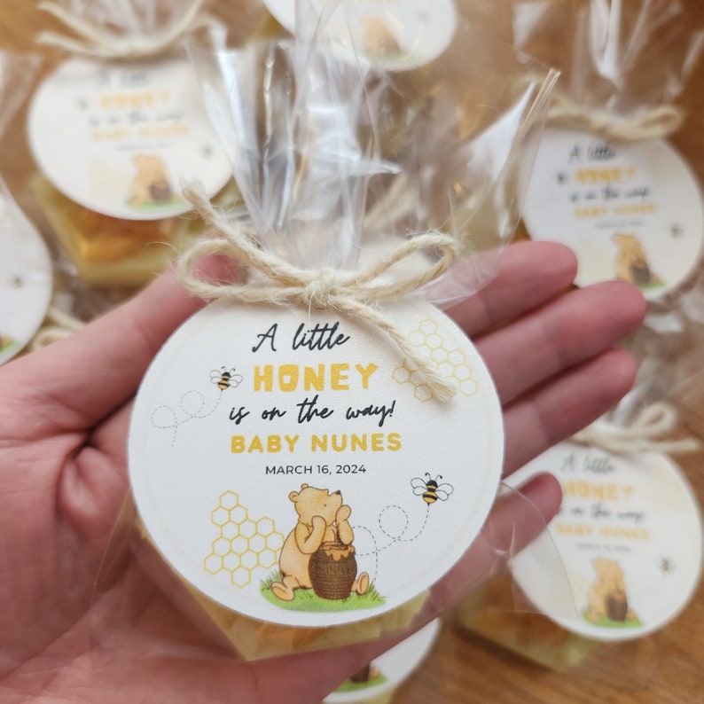 Honey Bee soap baby shower favors, Set of 10 bags Honey Bee Soap, Bee Honeycomb Soap, Honey Baby Shower, Honey Themed Wedding image 7