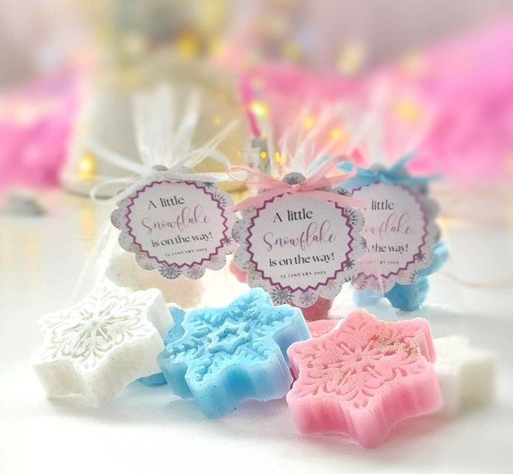 10 Snowflakes Mini Soap Party Favors, Mini Snowflake Soap, Winter  Wedding/bridal Shower Favors, Wonderland Winter Favors 