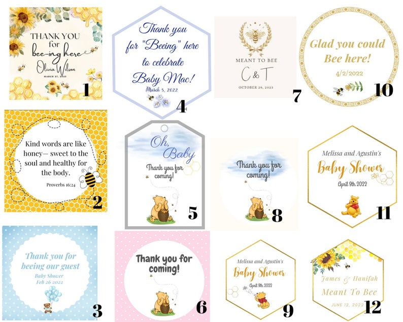 Honey Bee soap baby shower favors, Set of 10 bags Honey Bee Soap, Bee Honeycomb Soap, Honey Baby Shower, Honey Themed Wedding image 9