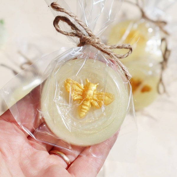 10 Honey Bee Soaps Party Favors, Bee Honeycomb Soap Favors, Bumblebee Mommy to Bee, Honey Baby Shower Soap, Wedding Honey Soap Favors