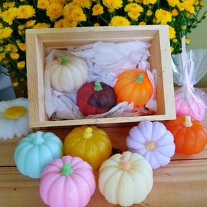 Pumpkin Soap Party Favors, Fall Wedding Favors, Baby Shower, Bridal, Gender Reveal, Sprinkle, Mini pumpkin