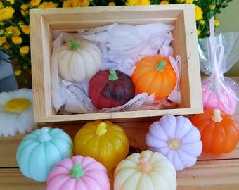 Pumpkin Soap Party Favors, Fall Wedding Favors, Baby Shower, Bridal, Gender Reveal, Sprinkle, Mini pumpkin