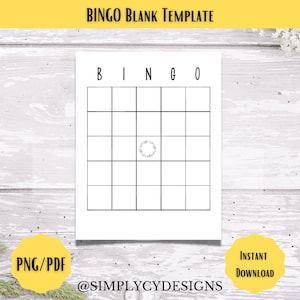 Bingo Karte zum Ausdrucken, Baby Shower Bingo, Junggesellinnenabschied, Hochzeits Bingo, Party Bingo, DIY Bingo, Bingo Karte