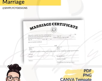 Texas Commemorative Marriat Certificate, Digitale download, Texas Wedding Certificate, Afdrukbaar certificaat, Digitaal certificaat