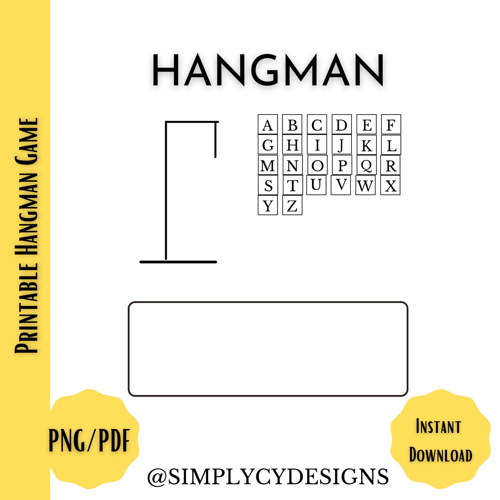 Printable Hangman Game Printable Travel Games Car Ride Games Hangman 