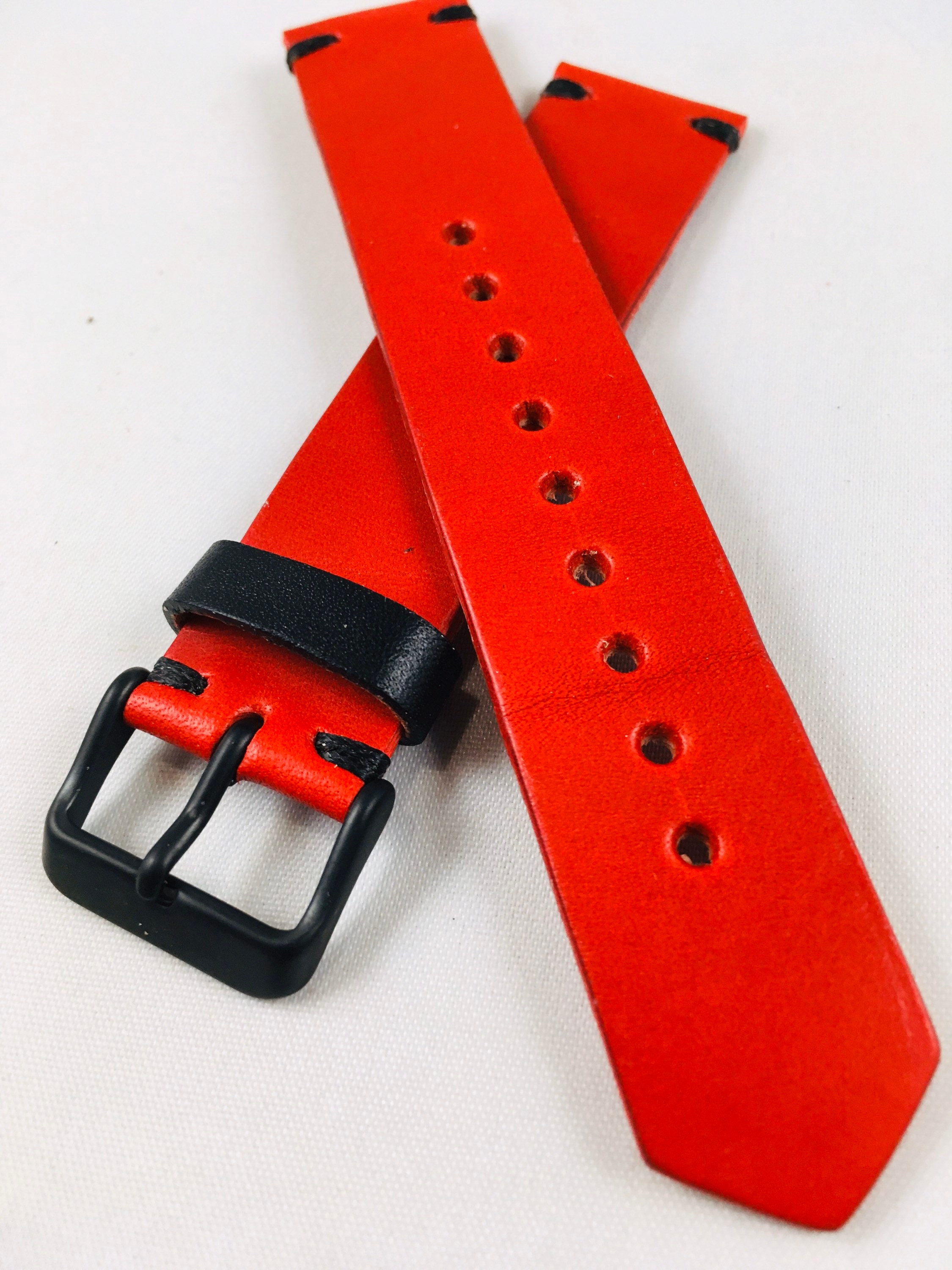 Leather Watch Band Full Grain Leather Watch Strap Custom Etsy