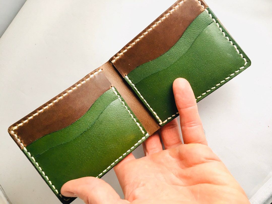 Horween Leather Handmade Wallet Mens Wallets Full Grain Leather Horween