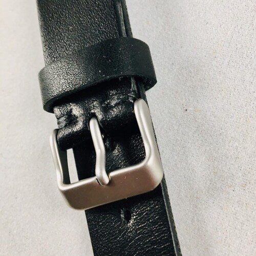 Black Vachetta Leather Watch Strap - Etsy
