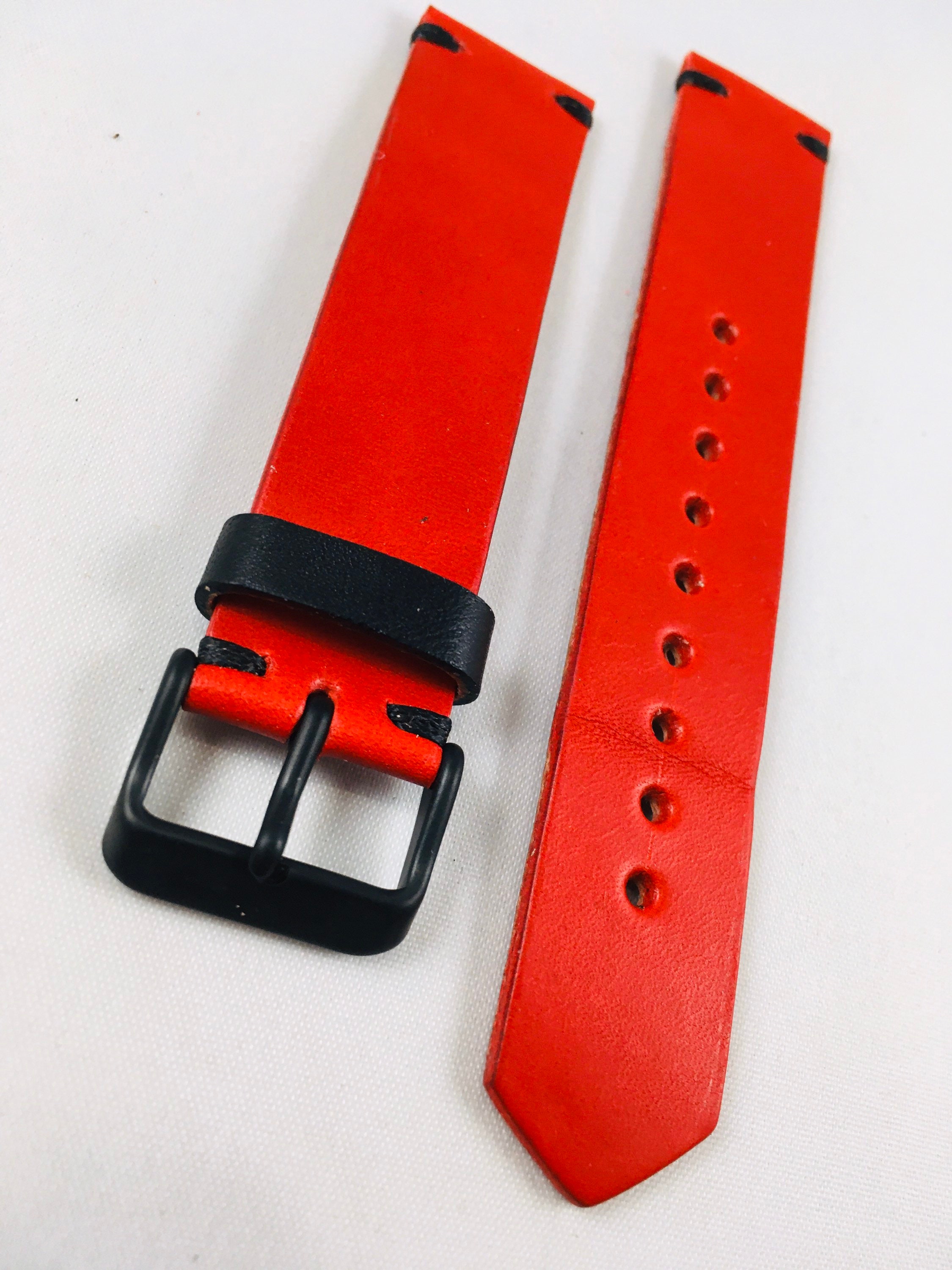 Leather Watch Band Full Grain Leather Watch Strap Custom Etsy