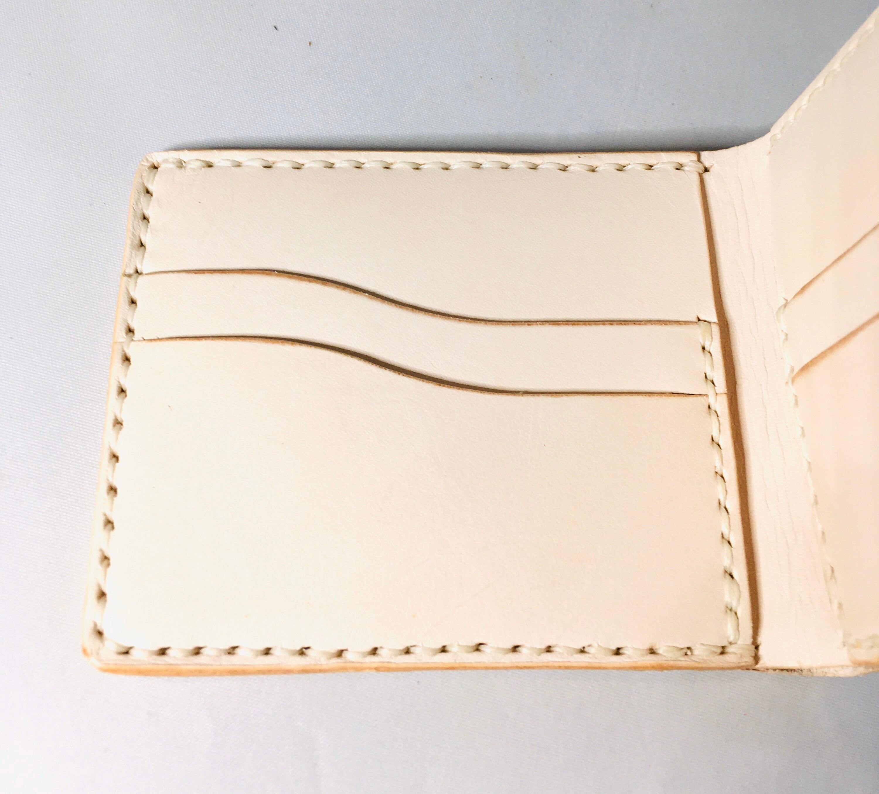 Mens Full Grain Leather Wallet Handmade Leather Wallet Etsy