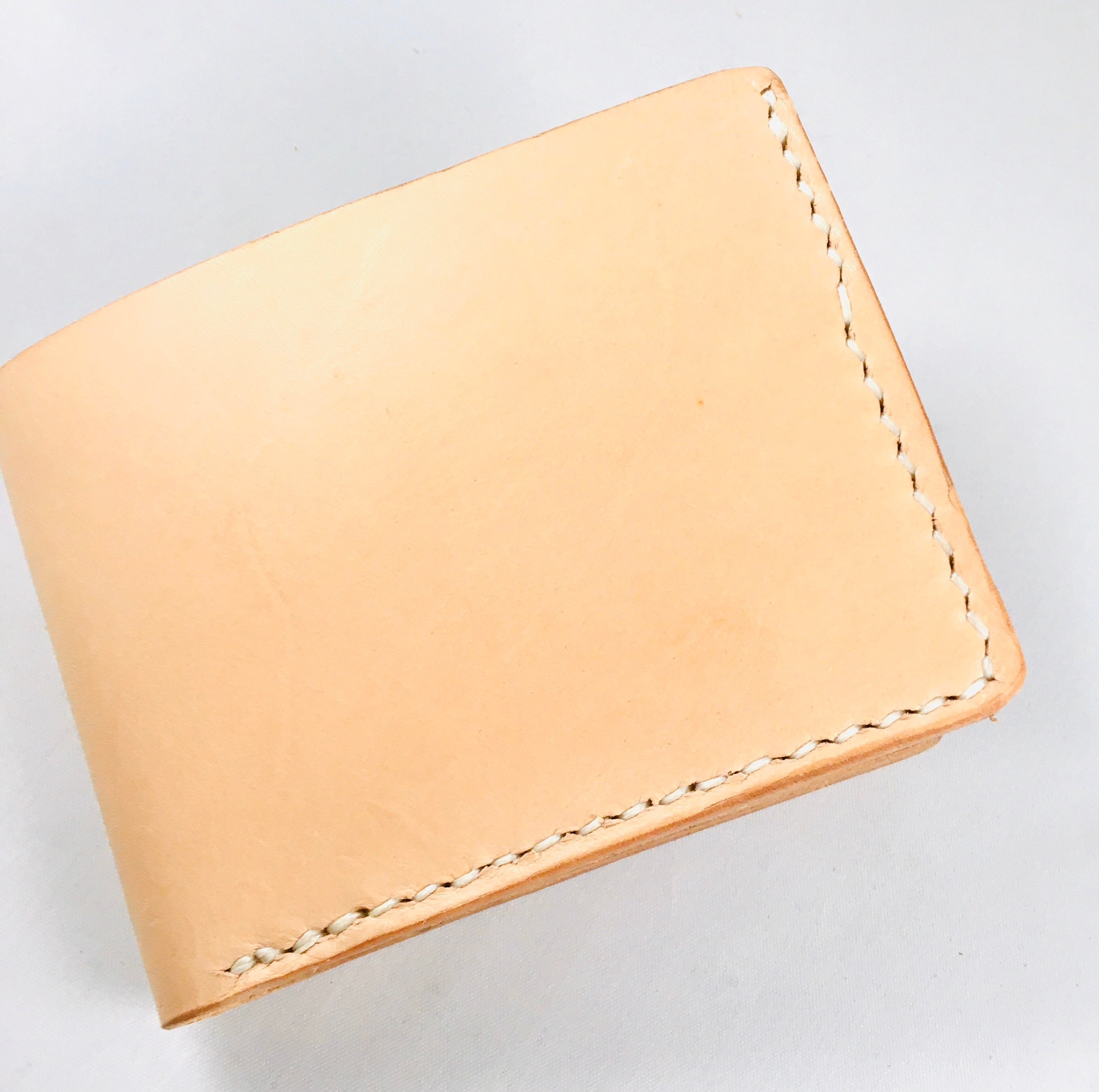 Mens Full Grain Leather Wallet Handmade Leather Wallet Etsy