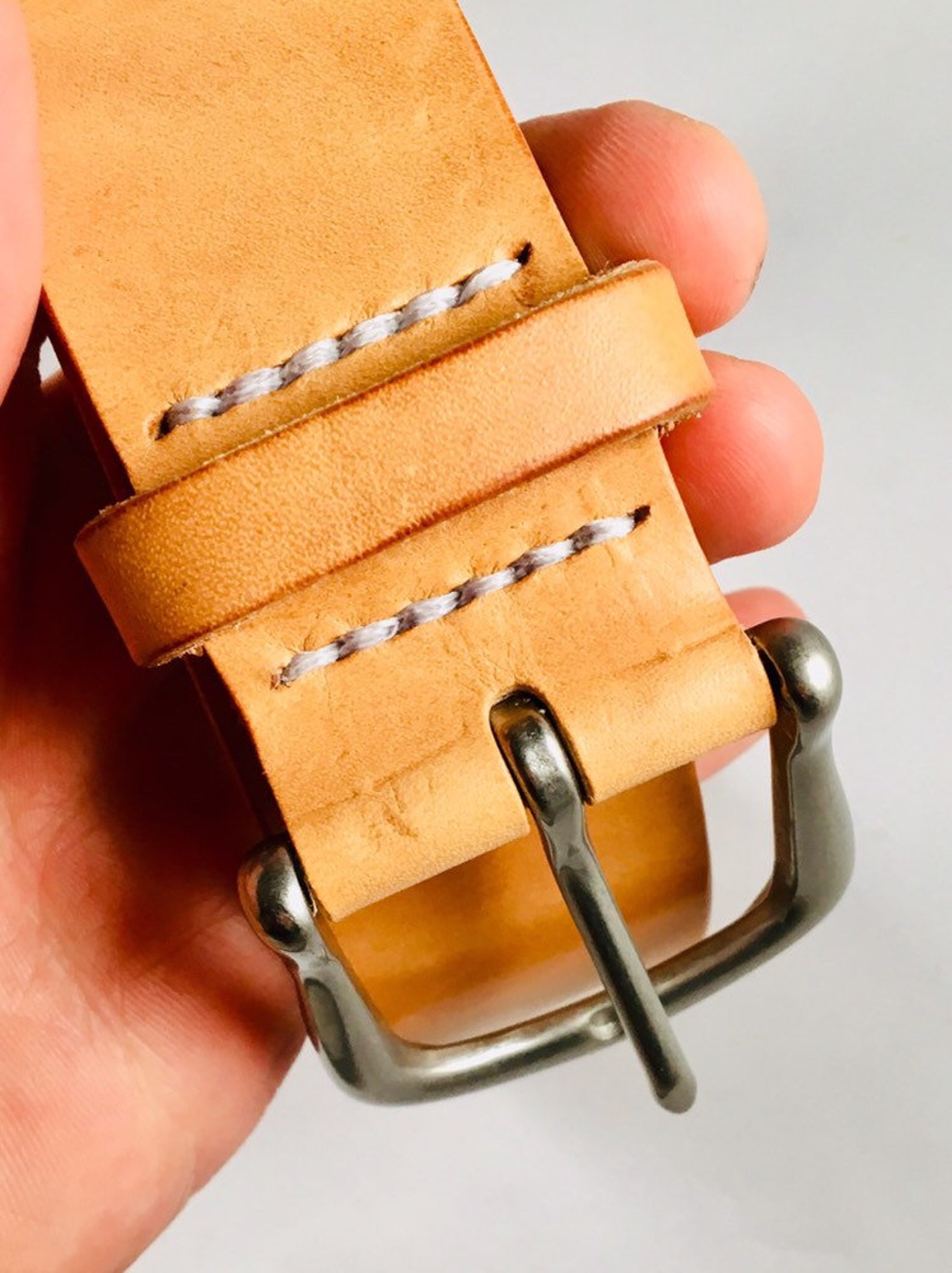 Full grain leather belt custom belts made to order Full Etsy