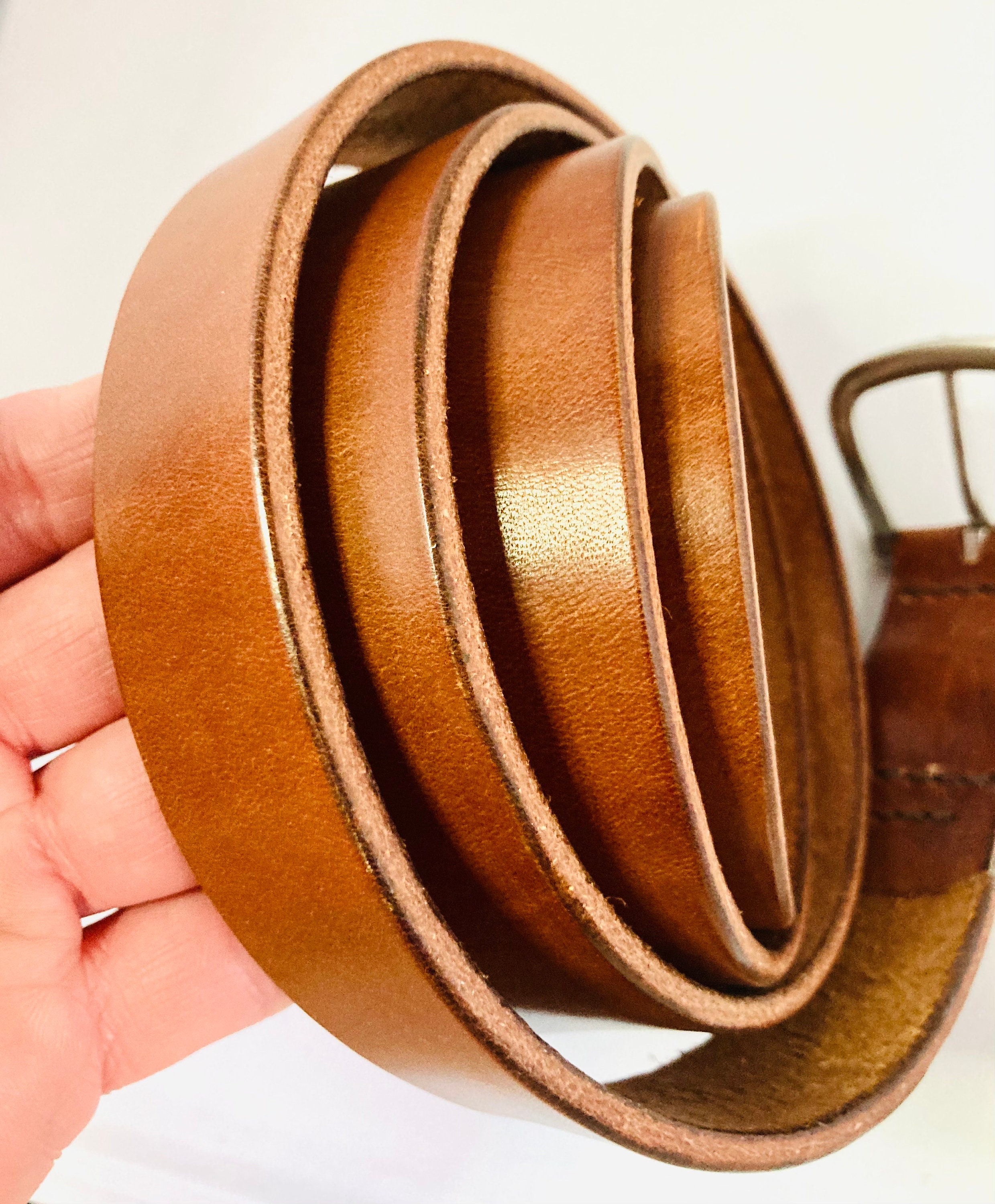 Wickett and Craig Leather Belt Handmade Belt Cut to Order Etsy