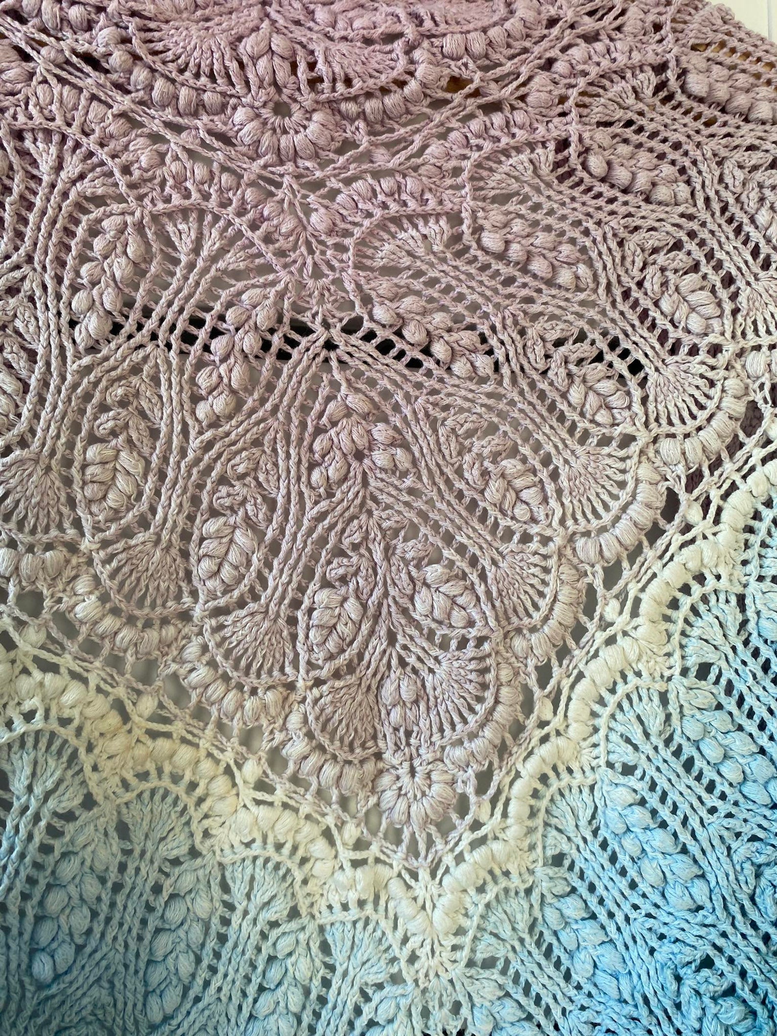 handmade crochet shawl