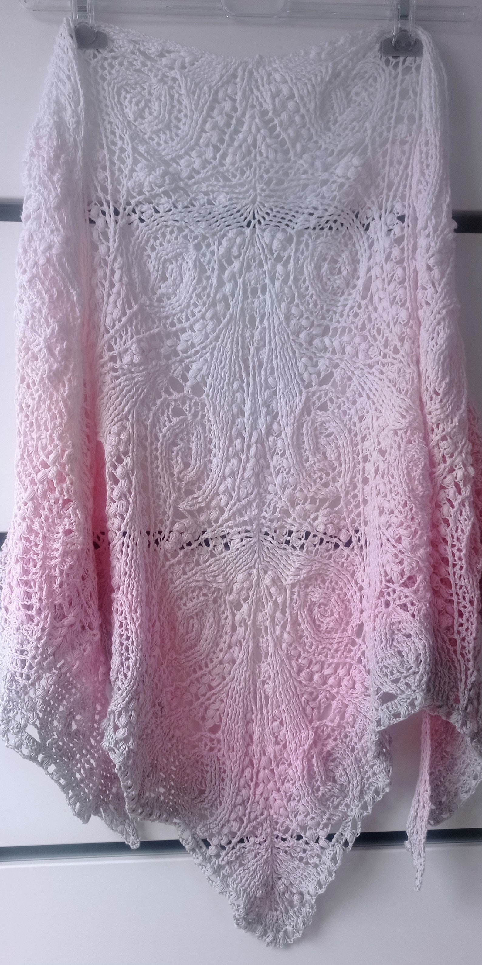 handmade crochet shawl design