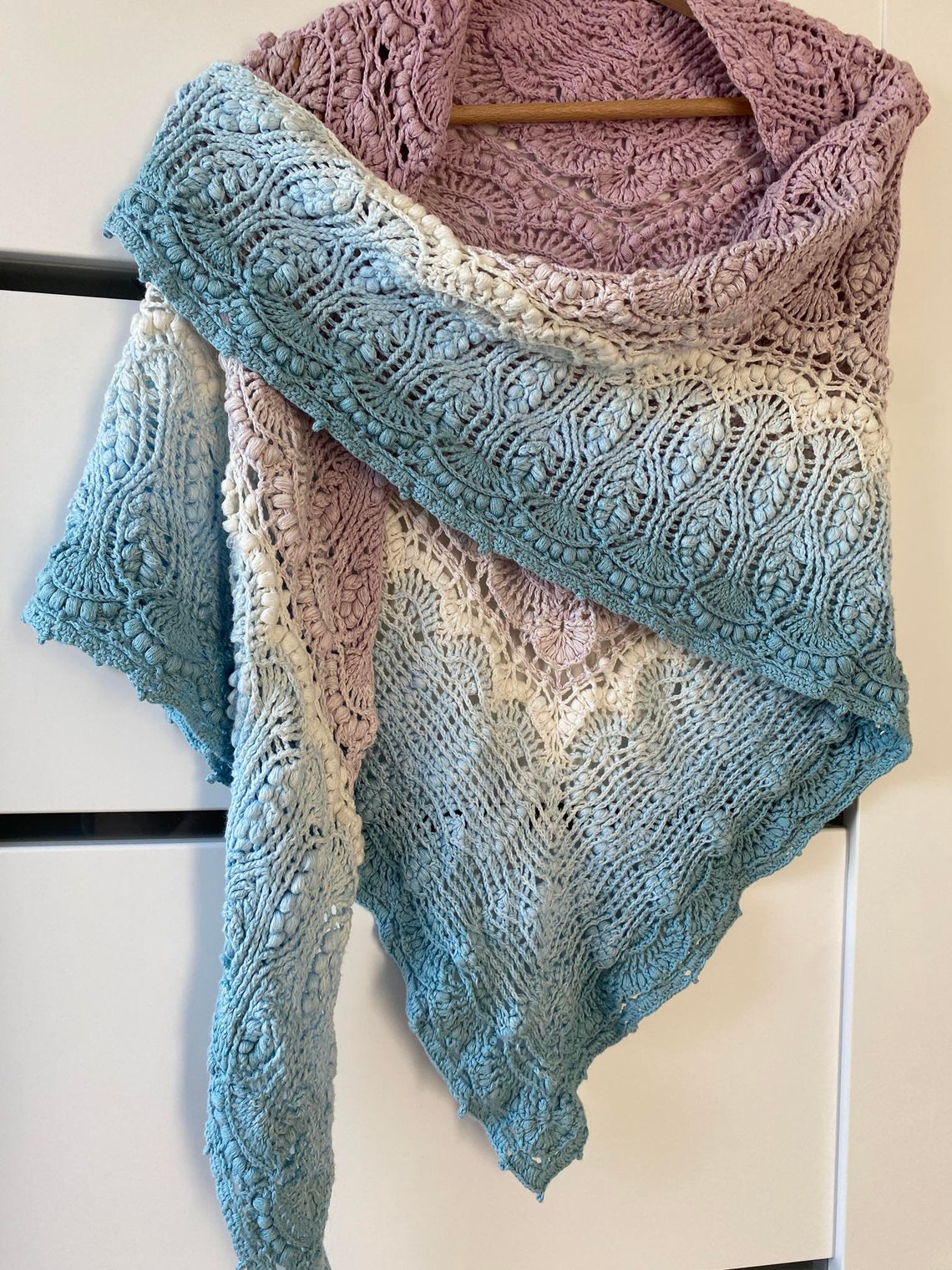 handmade crochet shawl