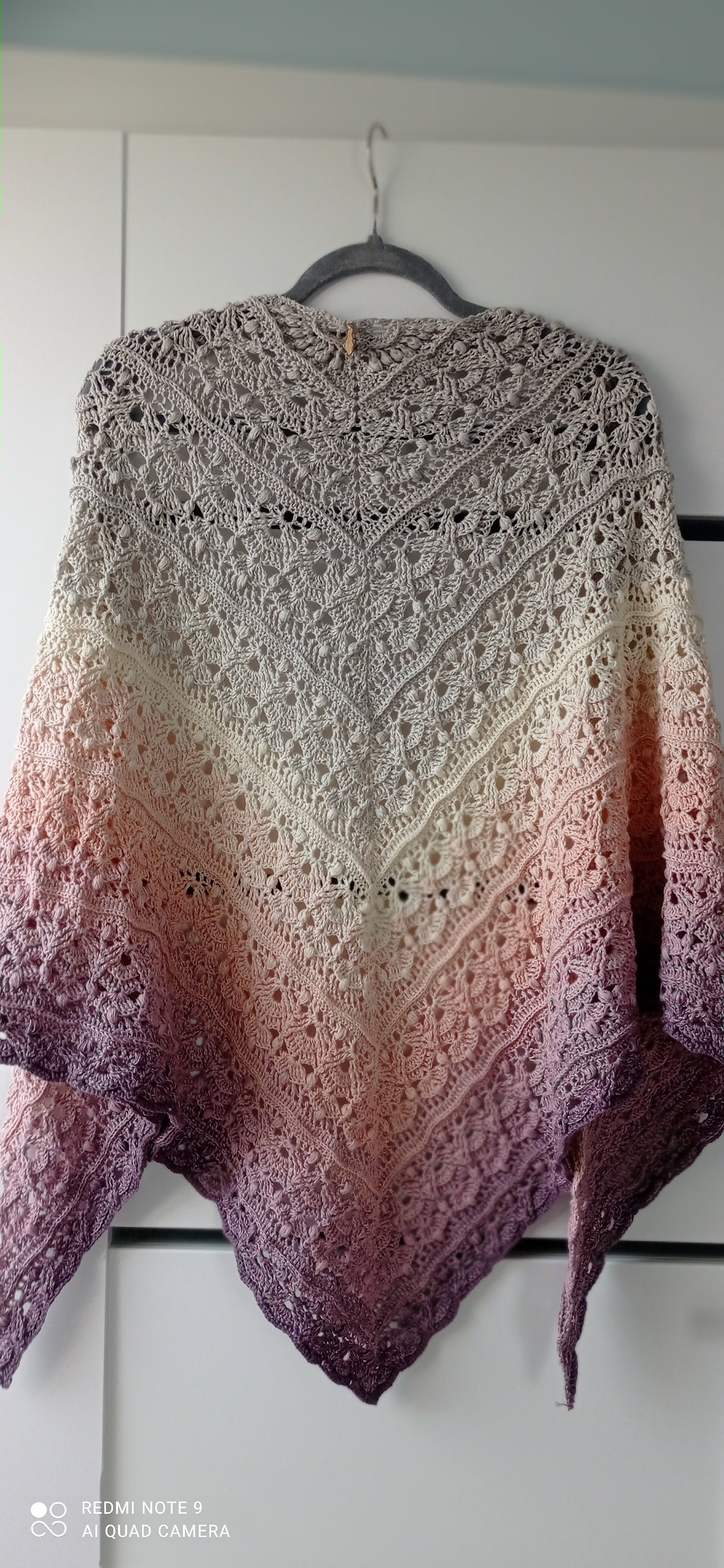 handmade crochet shawl design