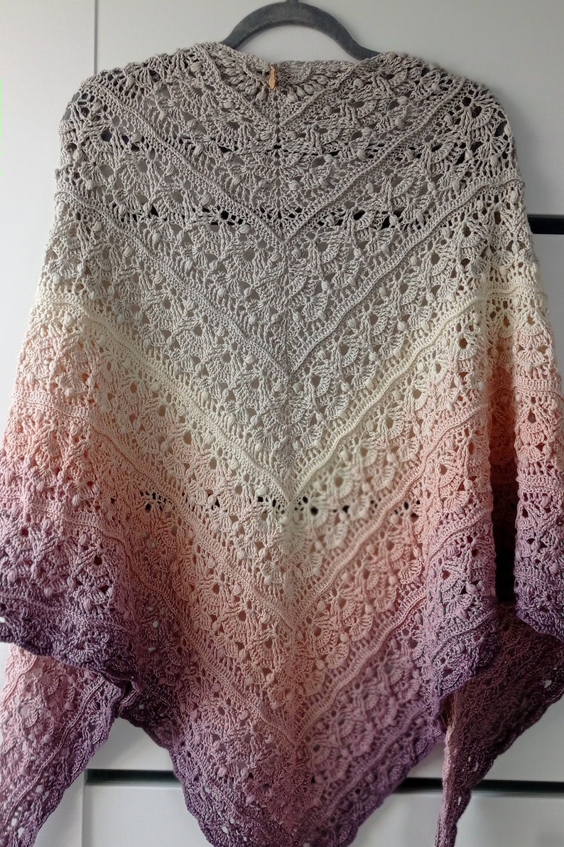 handmade crochet shawl