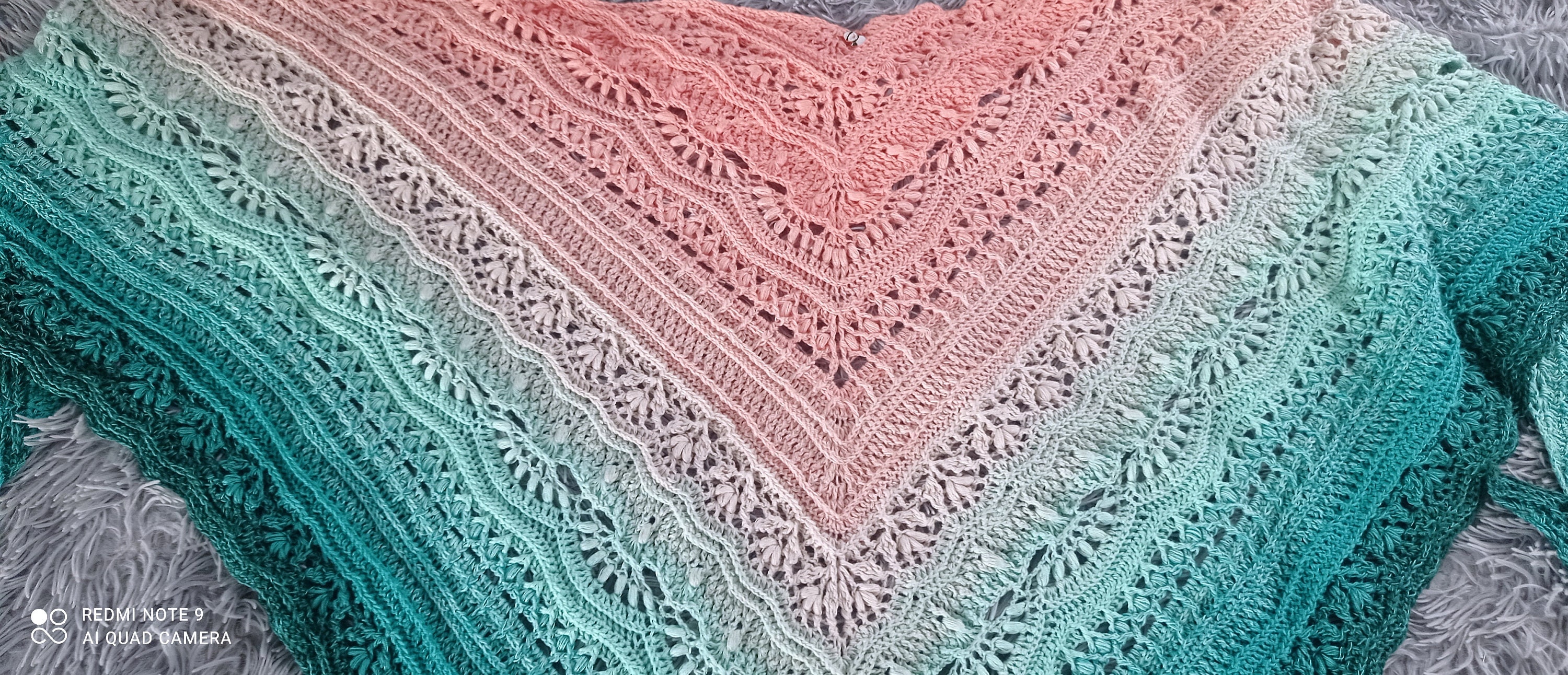 handmade crochet shawl