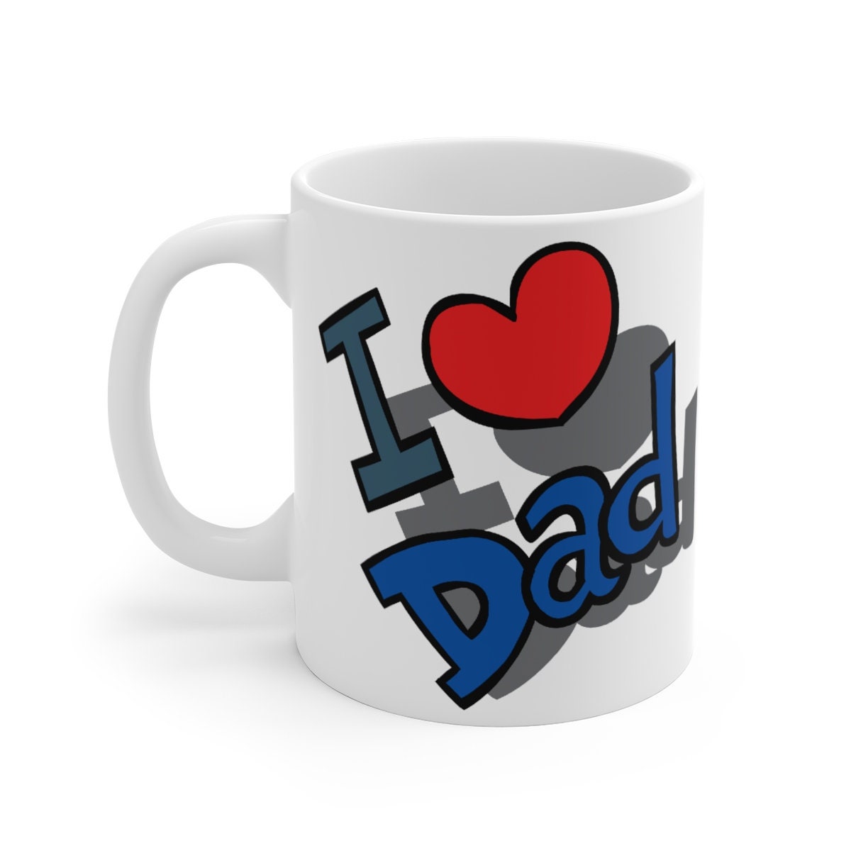 I Love Dad I heart Dad Gifts For Dad Gifts for Daddy Gifts  Etsy