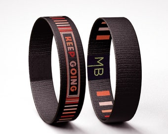 Pulsera reversible motivacional Keep Going // Regalos para ella // Regalos para él // Regalos inspiradores //