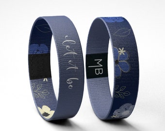 Pulsera reversible motivacional "Let It Be" // Regalos para ella // Regalos para él / Regalos inspiradores