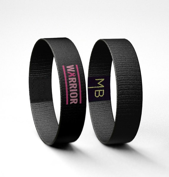 Warrior Cancer Ribbon Motivational Cancer Awareness Wristband Reversible  Bracelet // Gifts for Her // Gifts for Him // Inspirational Gifts