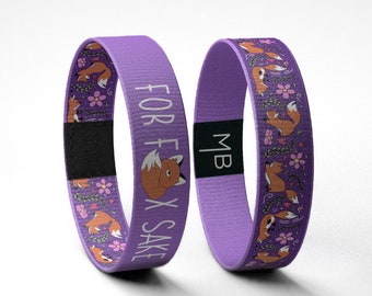 Pulsera reversible con humor divertido "For Fox Sake" // Regalos para ella // Regalos para él // Regalos inspiradores //
