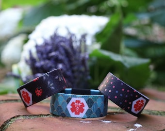 Personalized Medical Alert Wristbands for Kids: Baby & Toddler Sizes, Non-Silicone, Fun Designs, fabric elastic bracelets