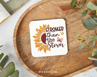 Stronger Than the Storm Motivational Magnet | Resilience Gift - Moxxie Co.