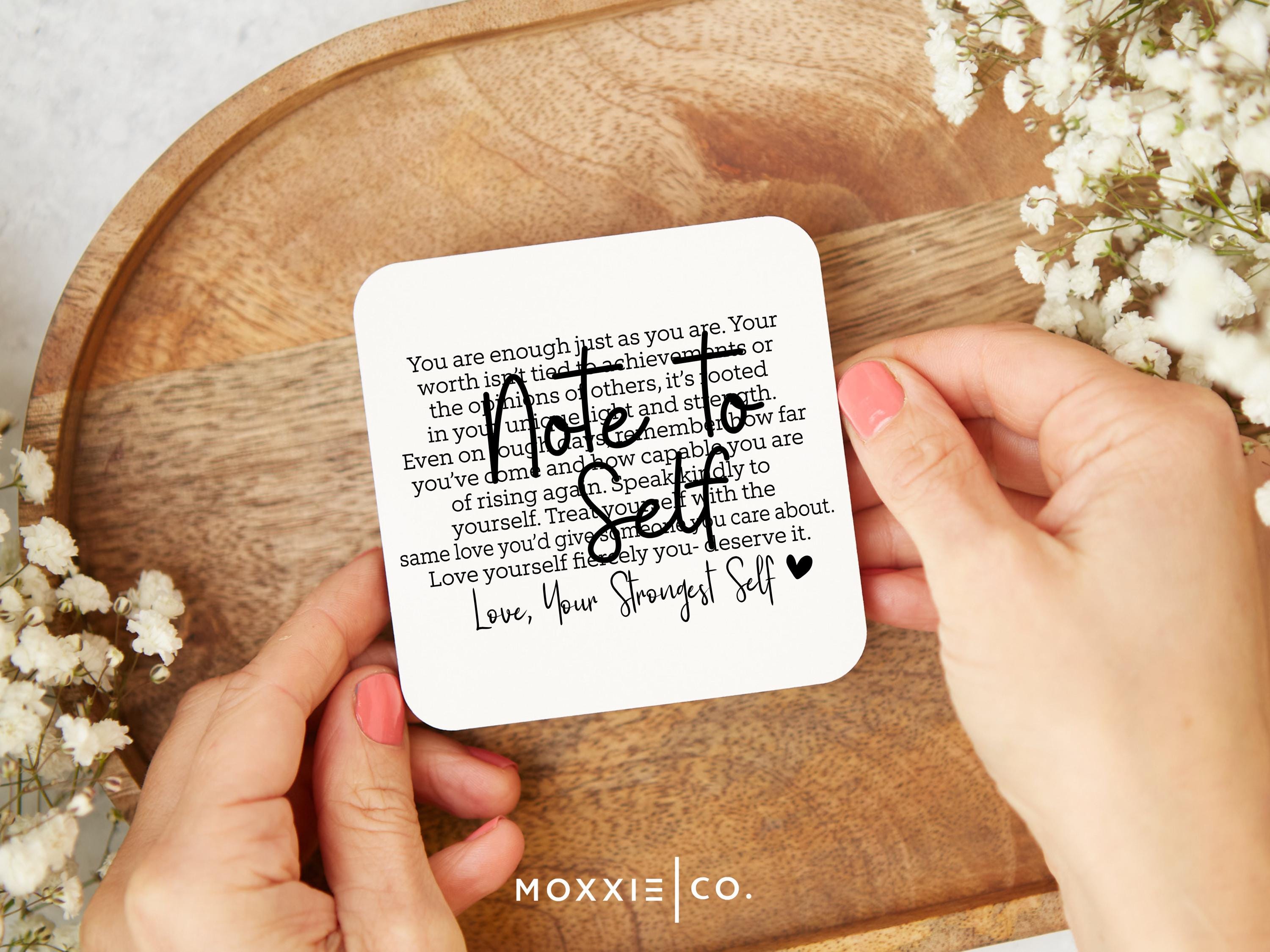 Note to Self Minimalistic Motivational Magnet | Inspirational Gift - Moxxie Co.