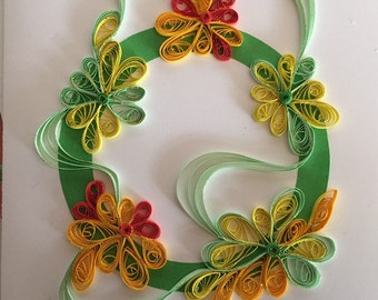 Handmade Card - quilling - 3D