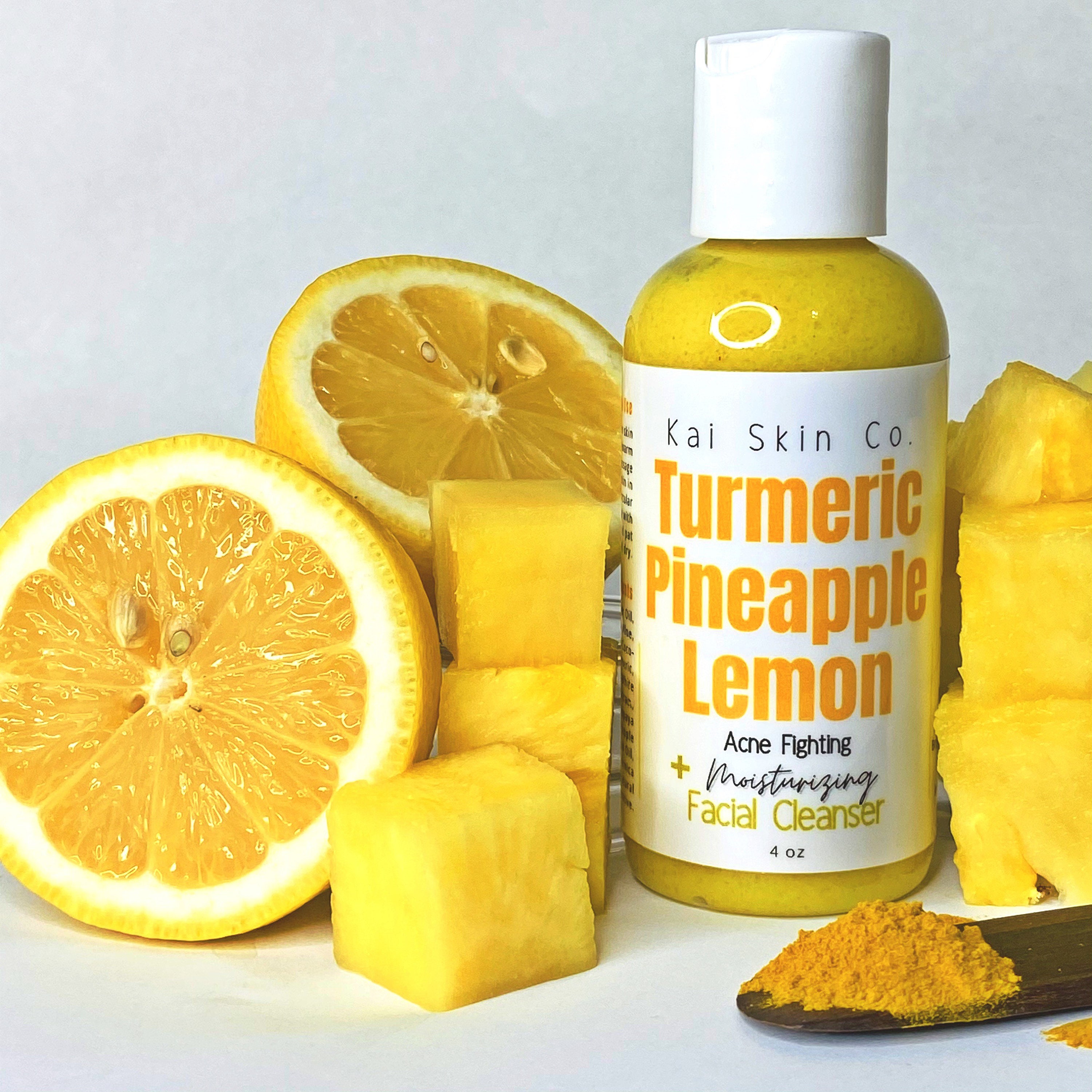 Turmeric + Pineapple + Lemon Facial Cleanser