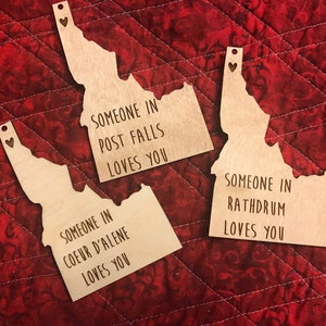 Kerstornament, gepersonaliseerd kerstornament, aandenken, vakantie, iemand in..., lasergesneden, gegraveerd