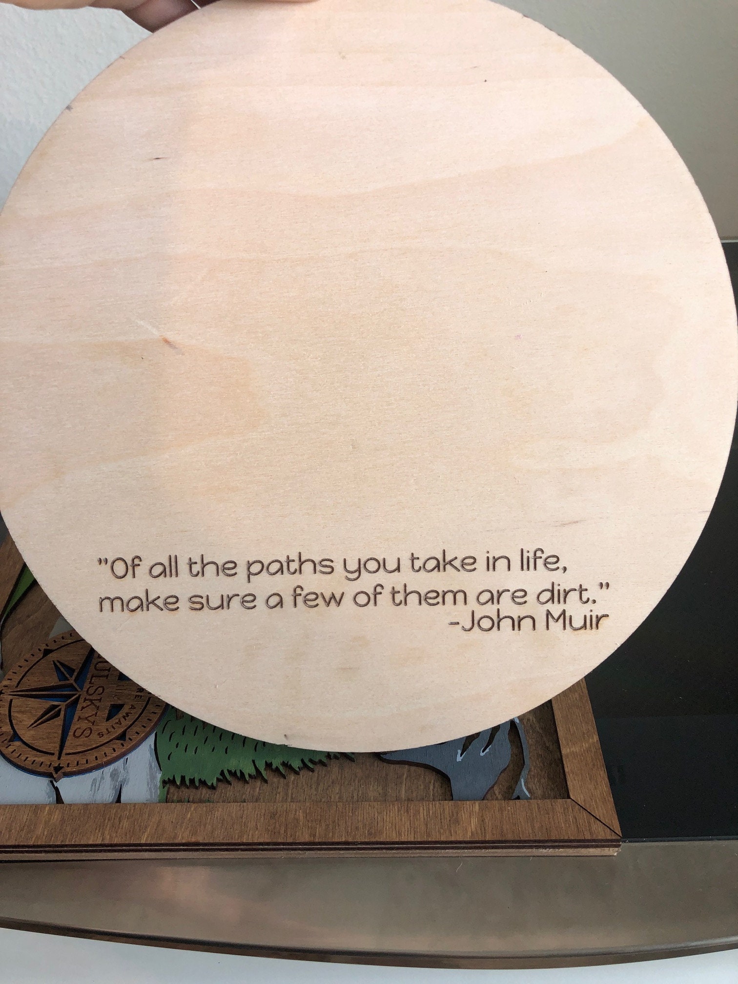 Appalachian Trail Mile Counter Sign, Hiking Mileage Tracker Sign, AT ...