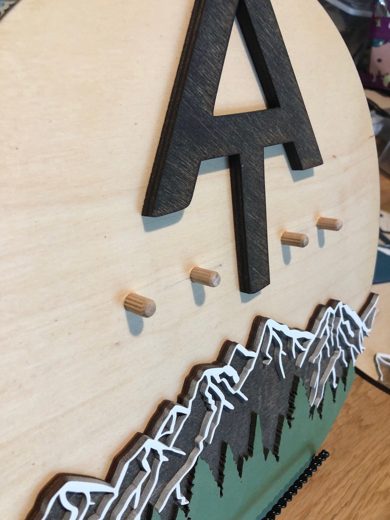 Appalachian Trail Mile Counter Sign, Hiking Mileage Tracker Sign, AT ...