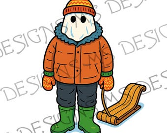 Sliding Mummer - newfoundland - png - svg - jpeg