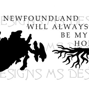 Mapa Nowej Fundlandii NL nfld- korzenie - nowa fundlandia -nfld- PNG - SVG - JPg