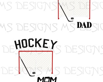 Hockey Mom/Dad SVG: Fan Design (Digital Download)