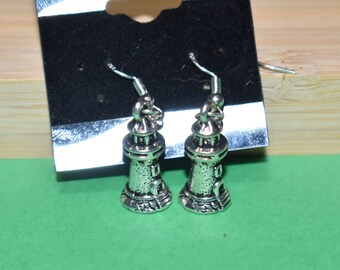 Lighthouse Antique Silver - .925 Sterling Silver Earrings