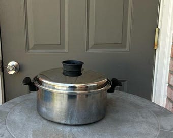 Townecraft Chefs Ware 5 qt Multi Core T304 Stainless Steel Stockpot w/Lid