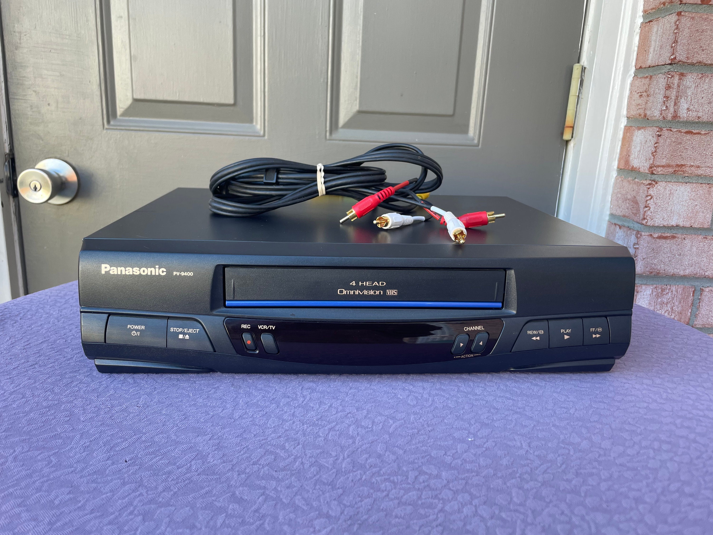 Sanyo DVW-7100A DVD 4 Head VCR Combo Player VHS Recorder - WORKS